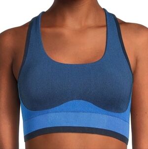 Avia Women's Seamless Colorblocked Contour Sports Bra
